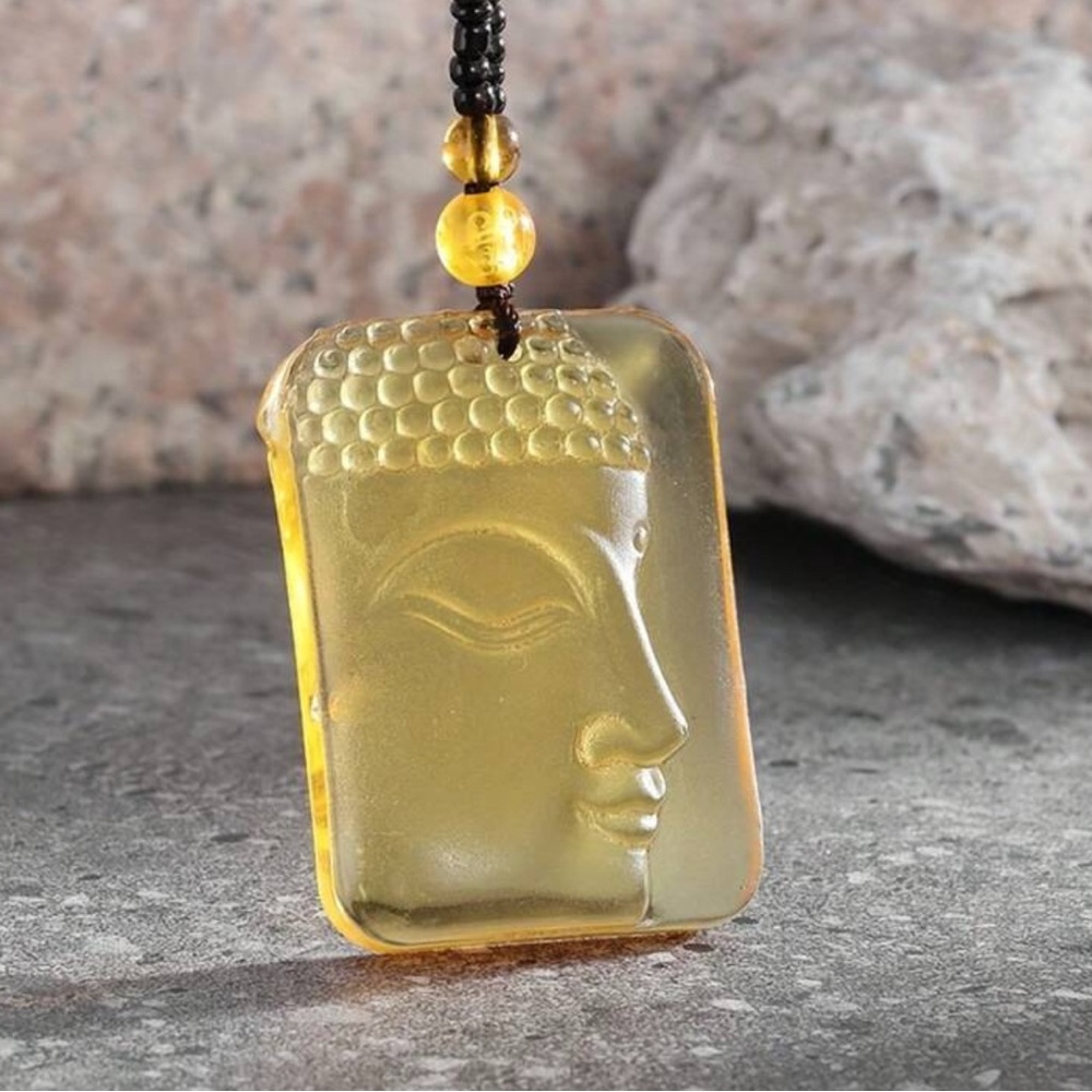 Elegant Gold Buddha Pendant Necklace - Picture 6 of 14